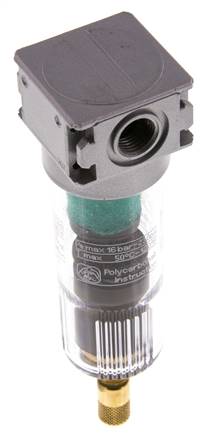 Microfilter 0.01microns G1/4'' 450 l/min Auto Polycarbonate Multifix 0