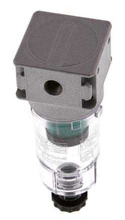 Microfilter 0.01microns G1/8'' 230 l/min Semi-Auto Polycarbonate Multifix 0