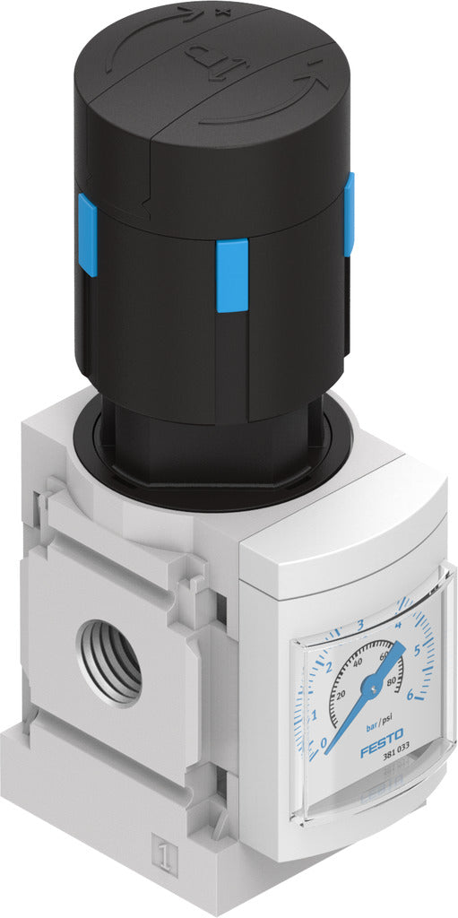 Festo Compressed Air Pressure Regulator G1/8'' 0.3-7bar 1150l/min - 529423