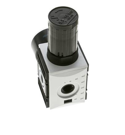 Precision Pressure Regulator for Manifold Assembly G1/4'' 2000 l/min 0.5-16.0bar/7-232psi PA Futura 1