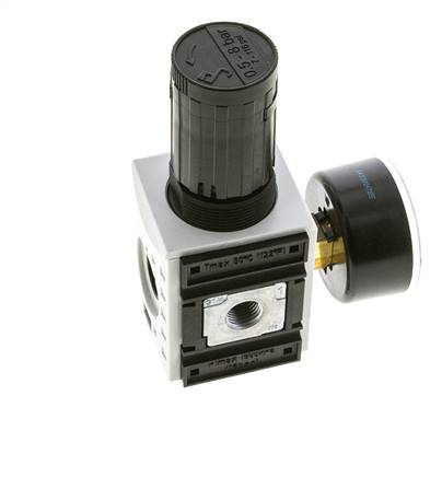 Precision Pressure Regulator for Manifold Assembly G1/4'' 2000 l/min 0.5-8.0bar/7-116psi PA Futura 1