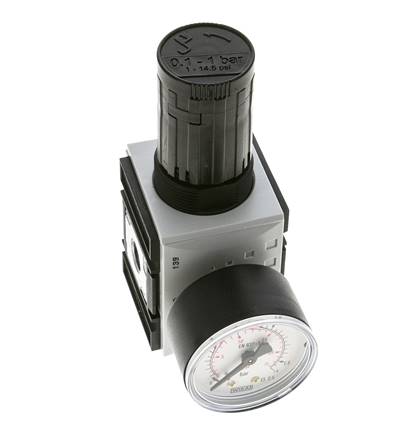 Precision Pressure Regulator for Manifold Assembly G1/4'' 2000 l/min 0.1-1.0bar/1-14psi PA Futura 1
