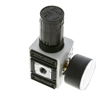 Precision Pressure Regulator for Manifold Assembly G1/4'' 2000 l/min 0.5-10.0bar/7-145psi PA Futura 1