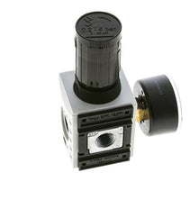 Precision Pressure Regulator for Manifold Assembly G1/4''&3/8'' 2500 l/min 0.2-4.0bar/3-58psi PA Futura 1