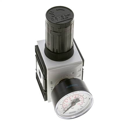 Precision Pressure Regulator for Manifold Assembly G1/4'' 2000 l/min 0.5-8.0bar/7-116psi PA Futura 1