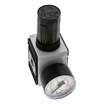 Pressure Regulator for Manifold Assembly G1/4''&3/8'' 2500 l/min 0.5-10.0bar/7-145psi PA Futura 1