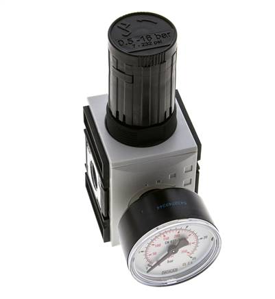 Pressure Regulator for Manifold Assembly G1/4''&3/8'' 2500 l/min 0.5-16.0bar/7-232psi PA Futura 1