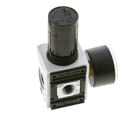Pressure Regulator for Manifold Assembly G1/4''&3/8'' 2500 l/min 0.1-2.0bar/1-29psi PA Futura 1