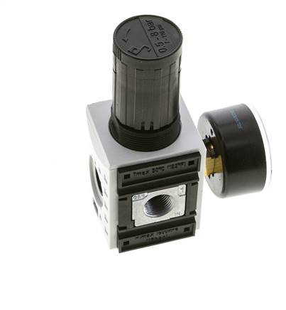 Pressure Regulator for Manifold Assembly G1/4''&3/8'' 2500 l/min 0.5-8.0bar/7-116psi PA Futura 1