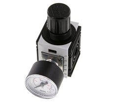 Pressure Regulator G1/4'' 1000 l/min 0.5-10.0bar/7-145psi PA 40 mm Pressure Gauge Futura 0