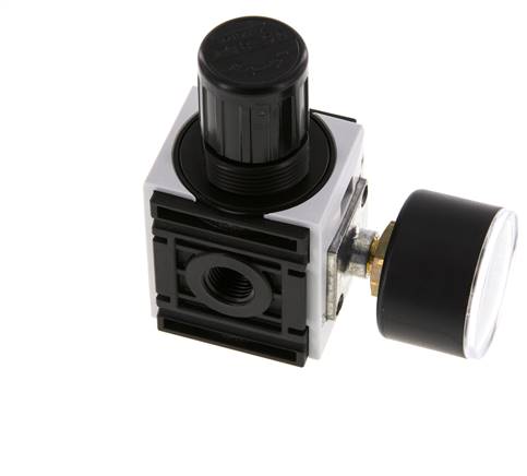 Pressure Regulator G1/4'' 1000 l/min 0.5-8.0bar/7-116psi PA 40 mm Pressure Gauge Futura 0