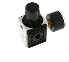 Pressure Regulator G1/4'' 1000 l/min 0.5-10.0bar/7-145psi PA 40 mm Pressure Gauge Futura 0