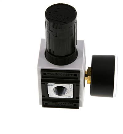 Precision Pressure Regulator G3/8'' 2500 l/min 0.1-1.0bar/1-14psi PA Futura 1