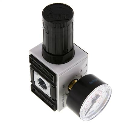 Precision Pressure Regulator G3/8'' 2500 l/min 0.5-8.0bar/7-116psi PA Futura 1