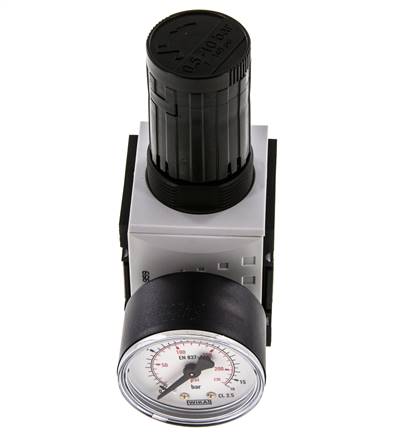 Precision Pressure Regulator G1/4'' 2000 l/min 0.5-10.0bar/7-145psi PA Futura 1