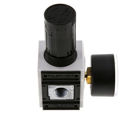 Pressure Regulator G3/8'' 2500 l/min 0.1-2.0bar/1-29psi PA Futura 1