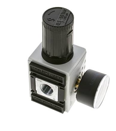 Precision Pressure Regulator for Manifold Assembly G1/2''&3/8'' 5200 l/min 0.5-10.0bar/7-145psi PA Futura 2