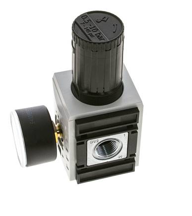 Precision Pressure Regulator for Manifold Assembly G1/2''&3/8'' 5200 l/min 0.5-10.0bar/7-145psi PA Futura 2