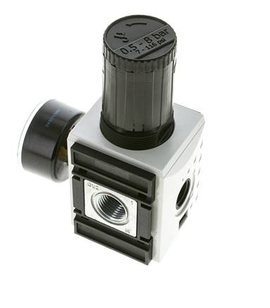 Precision Pressure Regulator for Manifold Assembly G1/2''&3/8'' 5200 l/min 0.5-8.0bar/7-116psi PA Futura 2