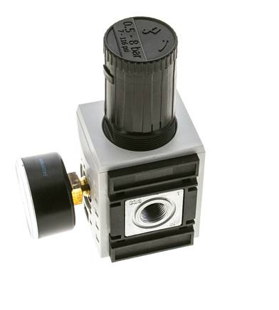 Precision Pressure Regulator for Manifold Assembly G3/8'' 4500 l/min 0.5-8.0bar/7-116psi PA Futura 2