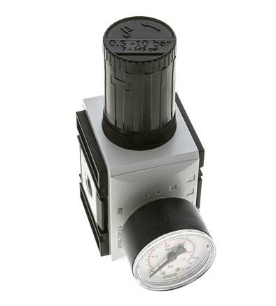 Precision Pressure Regulator for Manifold Assembly G3/8'' 4500 l/min 0.5-10.0bar/7-145psi PA Futura 2