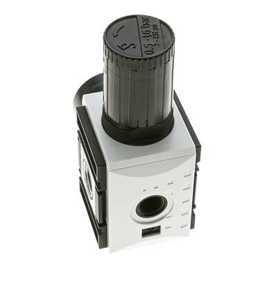 Precision Pressure Regulator for Manifold Assembly G1/2''&3/8'' 5200 l/min 0.5-16.0bar/7-232psi PA Futura 2