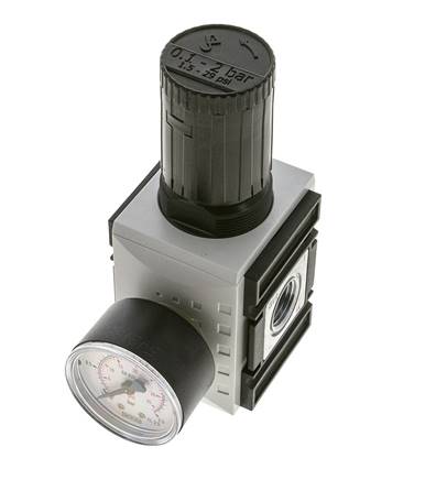 Precision Pressure Regulator for Manifold Assembly G1/2''&3/8'' 5200 l/min 0.1-2.0bar/1-29psi PA Futura 2