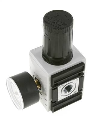 Precision Pressure Regulator G3/8'' 4500 l/min 0.1-1.0bar/1-14psi PA Futura 2