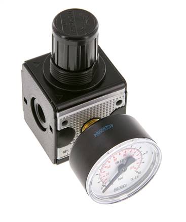 Precision Pressure Regulator G1/4'' 2100 l/min 0.2-6.0bar/3-87psi Zinc Die-Cast Multifix 1