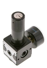 Precision Pressure Regulator G1/4'' 2100 l/min 0.1-3.0bar/1-44psi Zinc Die-Cast Cylinder Lock Multifix 1