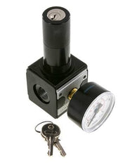 Pressure Regulator G3/8'' 2100 l/min 0.5-16.0bar/7-232psi Zinc Die-Cast Cylinder Lock Multifix 1