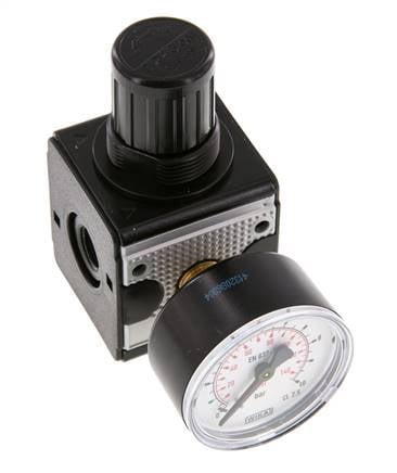 Pressure Regulator G1/4'' 2100 l/min 0.2-6.0bar/3-87psi Zinc Die-Cast Multifix 1