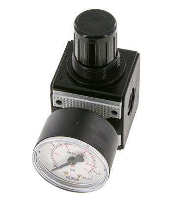 Pressure Regulator G1/4'' 2100 l/min 0.1-1.0bar/1-14psi Zinc Die-Cast Multifix 1