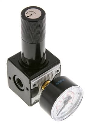 Pressure Regulator G1/4'' 2100 l/min 0.5-16.0bar/7-232psi Zinc Die-Cast Cylinder Lock Multifix 1
