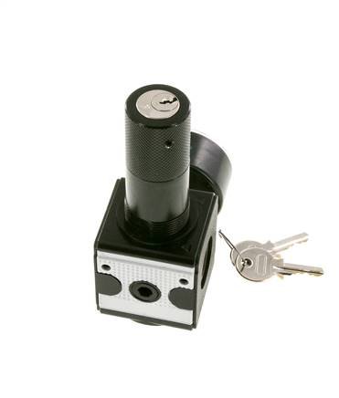 Pressure Regulator G3/8'' 2100 l/min 0.2-6.0bar/3-87psi Zinc Die-Cast Cylinder Lock Multifix 1