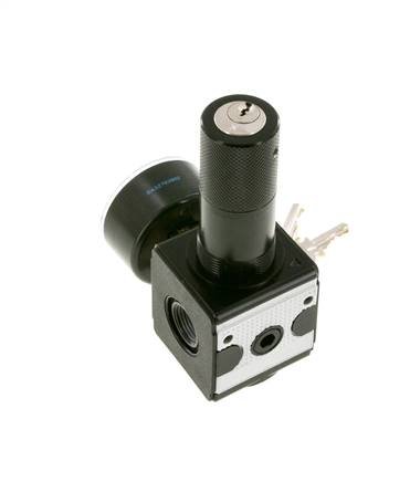Pressure Regulator G3/8'' 2100 l/min 0.2-6.0bar/3-87psi Zinc Die-Cast Cylinder Lock Multifix 1