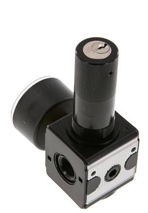 Pressure Regulator G3/8'' 2100 l/min 0.5-10.0bar/7-145psi Zinc Die-Cast Cylinder Lock Multifix 1