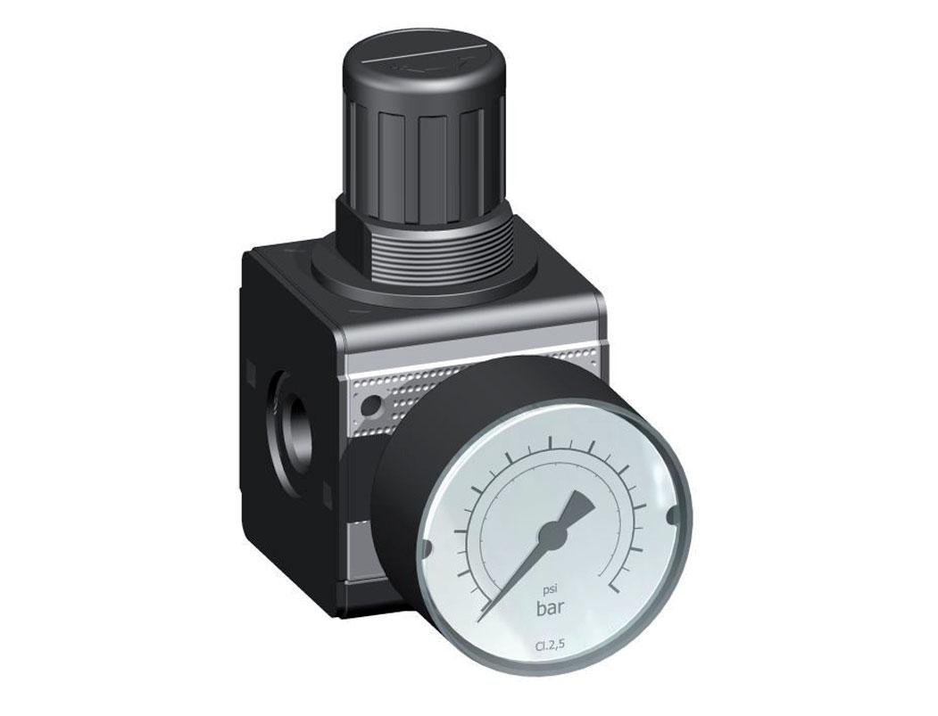 Pressure Regulator G1/4'' 2100 l/min 0.5-16.0bar/7-232psi Zinc Die-Cast Multifix 1