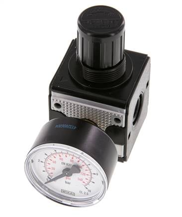 Pressure Regulator G1/4'' 2100 l/min 0.2-6.0bar/3-87psi Zinc Die-Cast Multifix 1