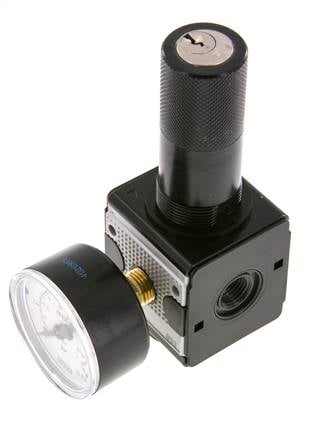 Pressure Regulator G1/4'' 2100 l/min 0.1-3.0bar/1-44psi Zinc Die-Cast Cylinder Lock Multifix 1