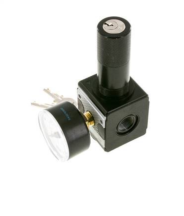 Pressure Regulator G3/8'' 2100 l/min 0.2-6.0bar/3-87psi Zinc Die-Cast Cylinder Lock Multifix 1