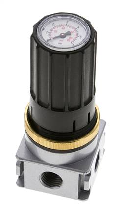 Pressure Regulator for Manifold Assembly G1/4''&1/8'' 1700 l/min 0.1-3.0bar/1-44psi Zinc Die-Cast Multifix 0