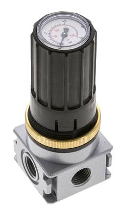 Pressure Regulator for Manifold Assembly G1/4''&1/8'' 1700 l/min 0.5-10.0bar/7-145psi Zinc Die-Cast Multifix 0