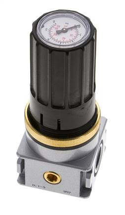 Pressure Regulator for Manifold Assembly G1/4''&1/8'' 1700 l/min 0.1-3.0bar/1-44psi Zinc Die-Cast Multifix 0