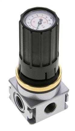 Pressure Regulator for Manifold Assembly G1/4''&1/8'' 1700 l/min 0.2-6.0bar/3-87psi Zinc Die-Cast Multifix 0