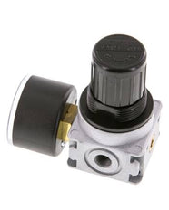 Pressure Regulator G1/8'' 1450 l/min 0.2-6.0bar/3-87psi Zinc Die-Cast 40 mm Pressure Gauge Multifix 0