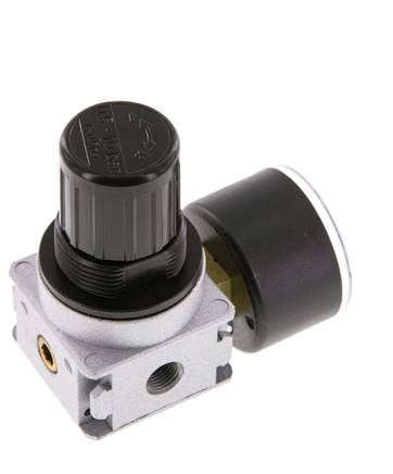 Pressure Regulator G1/8'' 1450 l/min 0.5-10.0bar/7-145psi Zinc Die-Cast 40 mm Pressure Gauge Multifix 0