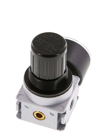 Pressure Regulator G1/8'' 1450 l/min 0.1-3.0bar/1-44psi Zinc Die-Cast 40 mm Pressure Gauge Multifix 0