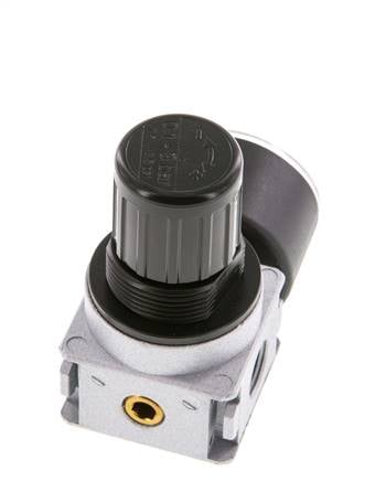 Pressure Regulator G1/4'' 1450 l/min 0.1-3.0bar/1-44psi Zinc Die-Cast 40 mm Pressure Gauge Multifix 0