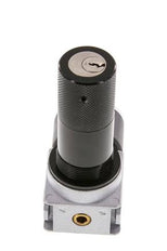 Pressure Regulator G1/8'' 1450 l/min 0.1-3.0bar/1-44psi Zinc Die-Cast 40 mm Pressure Gauge Cylinder Lock Multifix 0